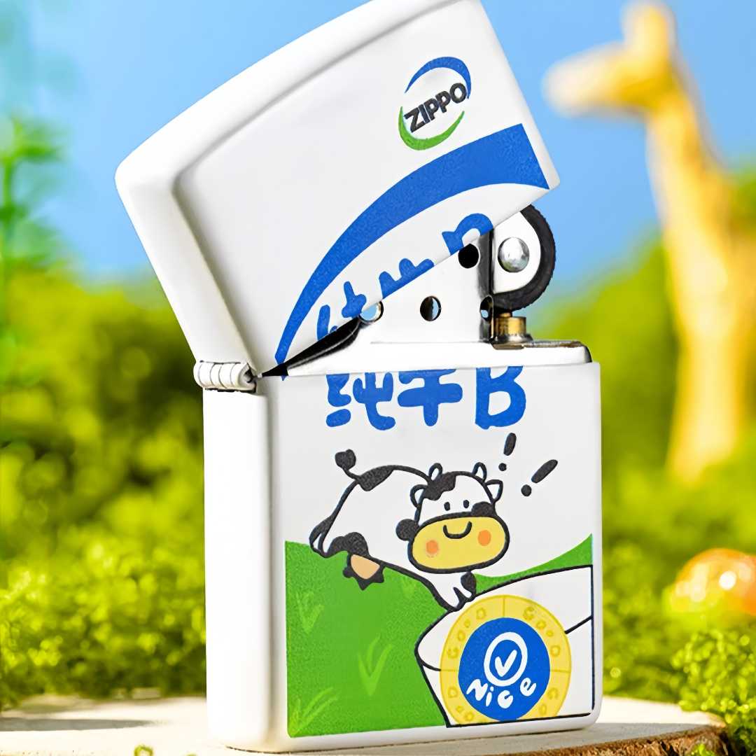 Zippo打火机之宝正品纯牛B搞怪防风煤油送朋友礼物DYJ1