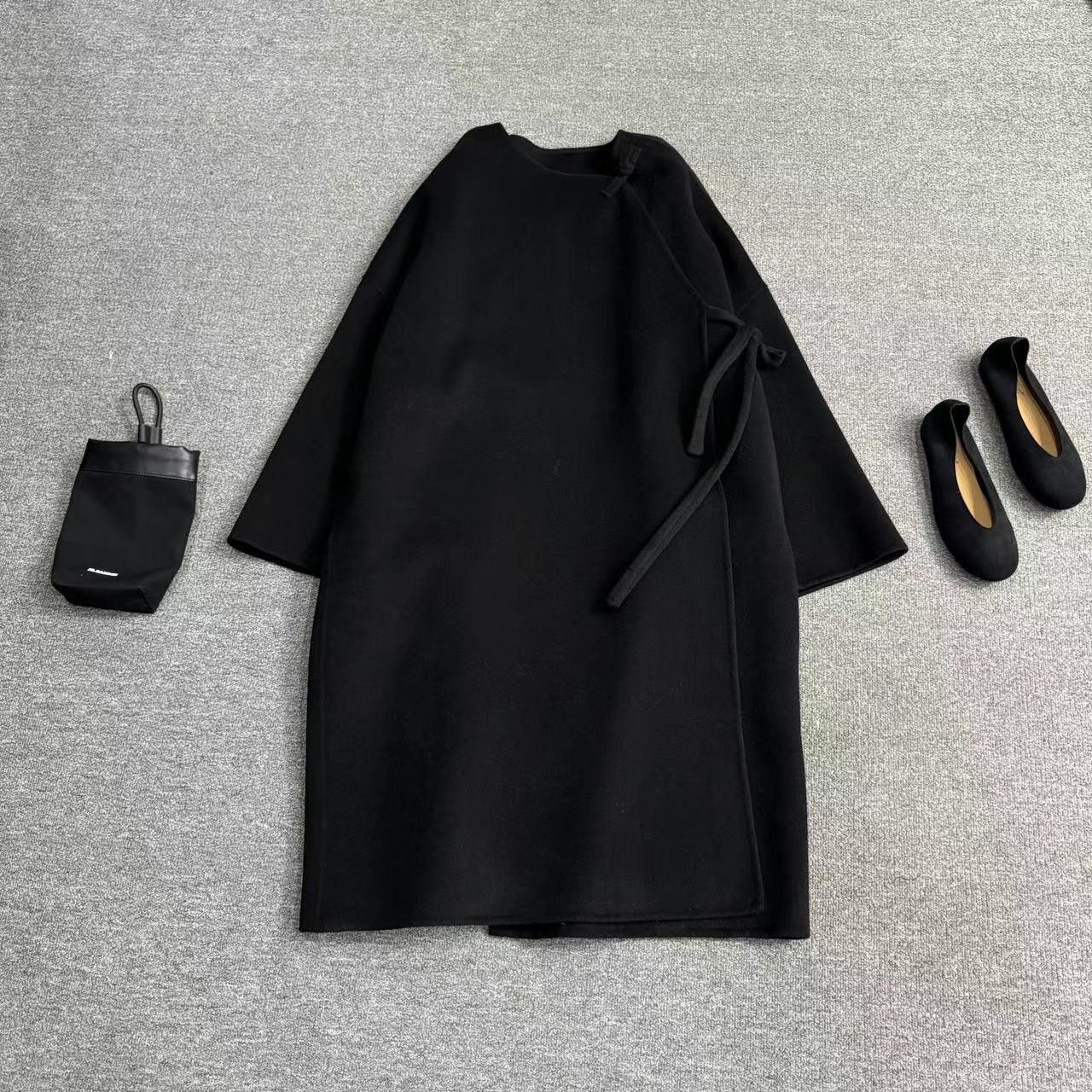 瑶睿安不支持7天无理由  双面绒大衣中长款女保暖羊毛大衣119