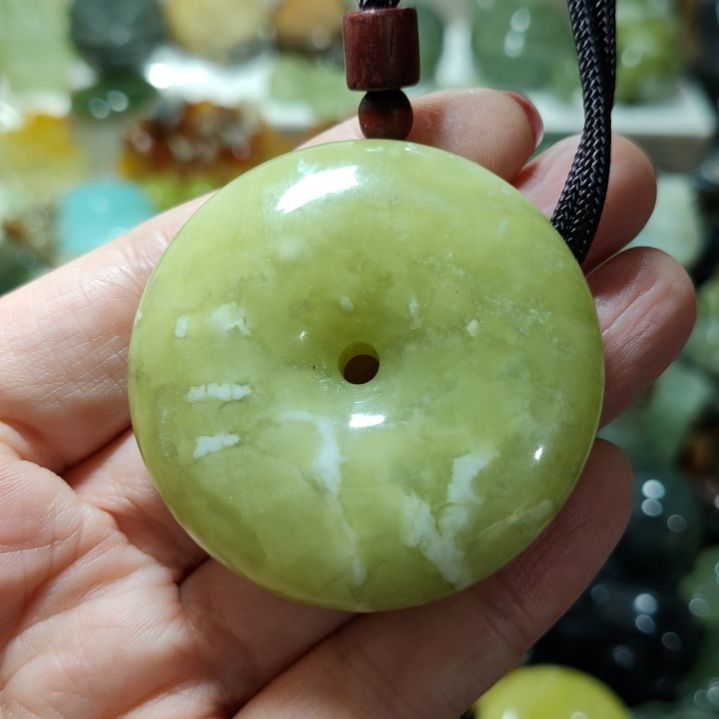 岫玉平安扣未镶嵌