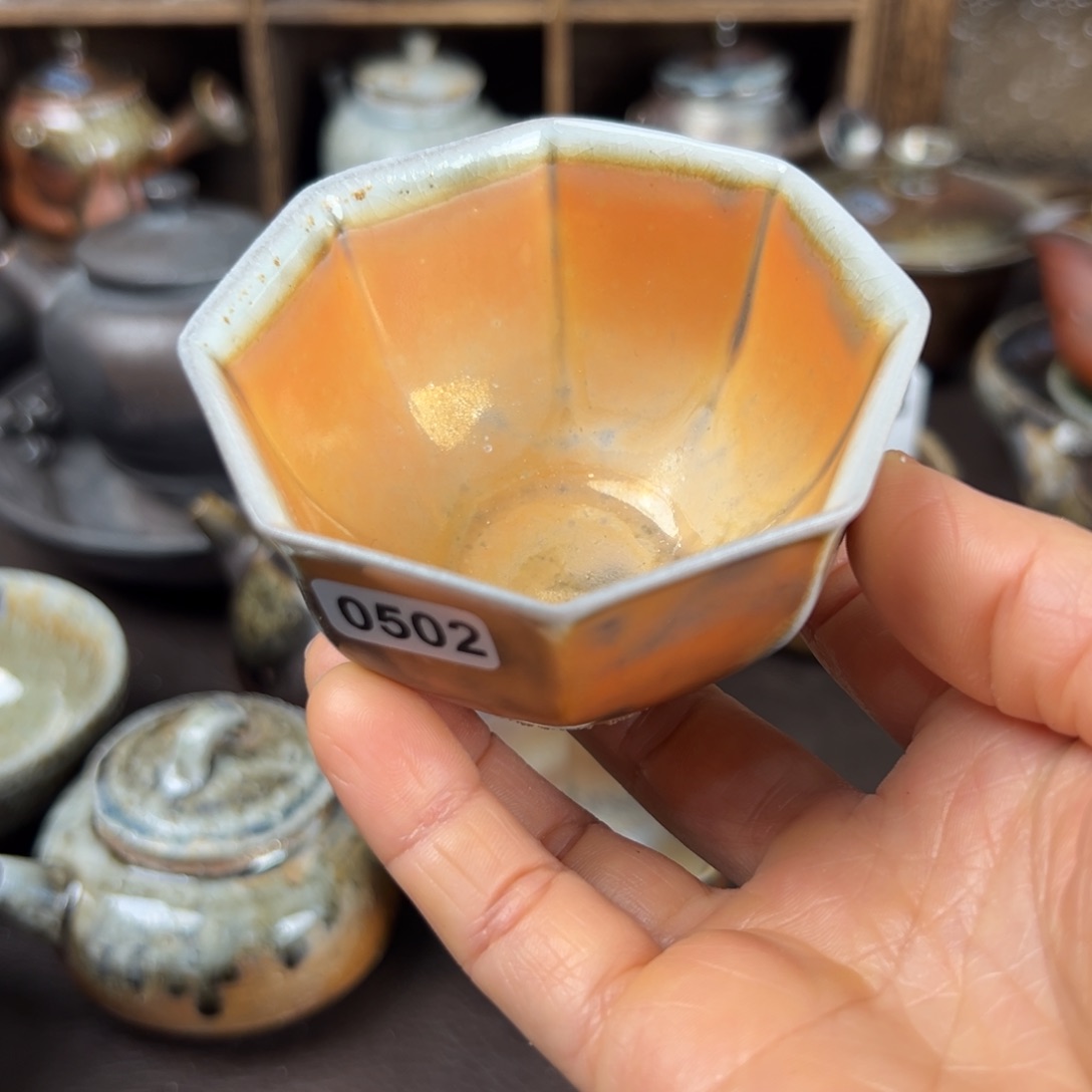 杯柴烧茶器主人杯