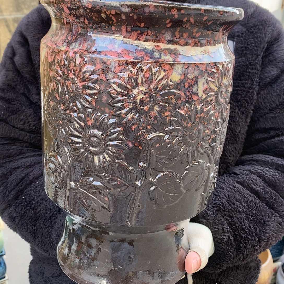 紫砂花盆口20高31福利