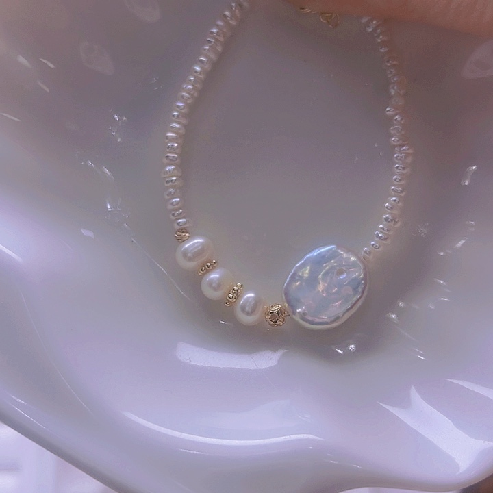 淡水珍珠手绳合金