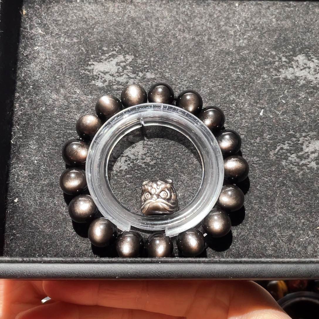 黑曜岩手链未镶嵌海****e