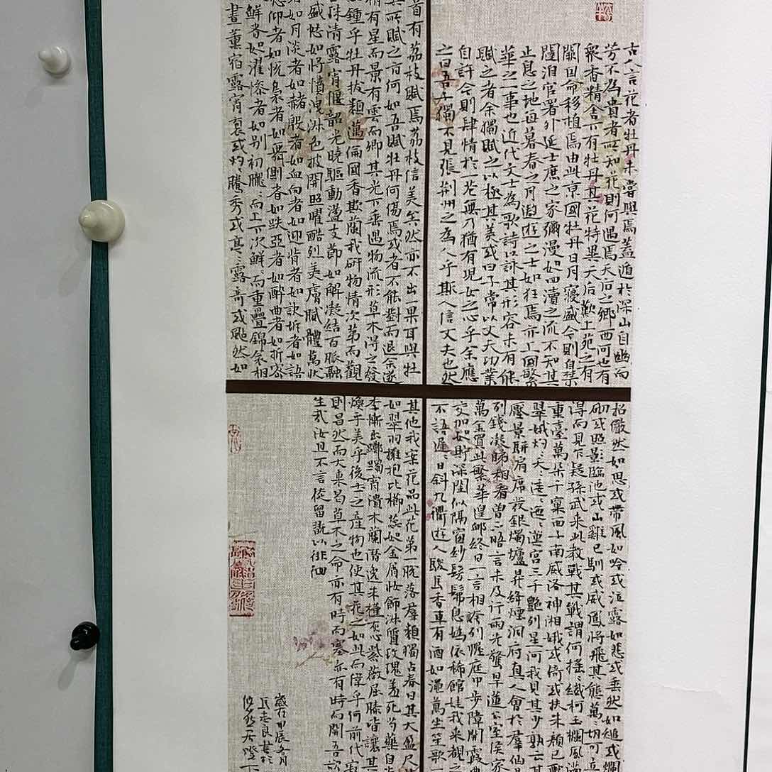 书法马志良  牡丹赋