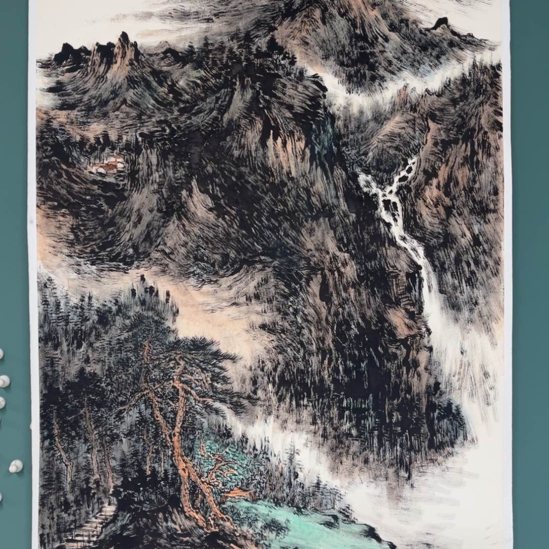 国画张宇老师手绘作品