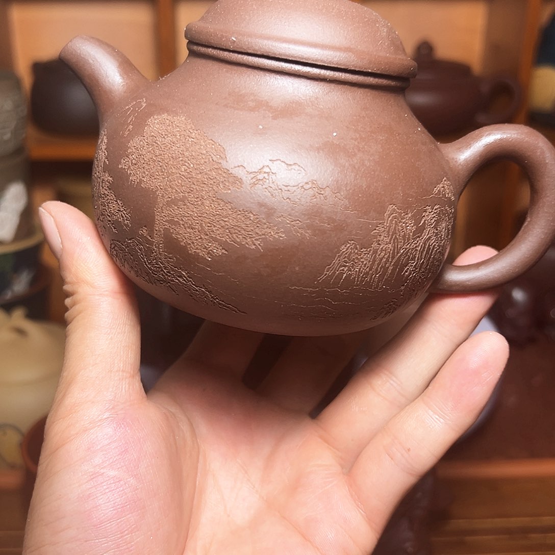 宜兴原矿紫砂壶手工制作47