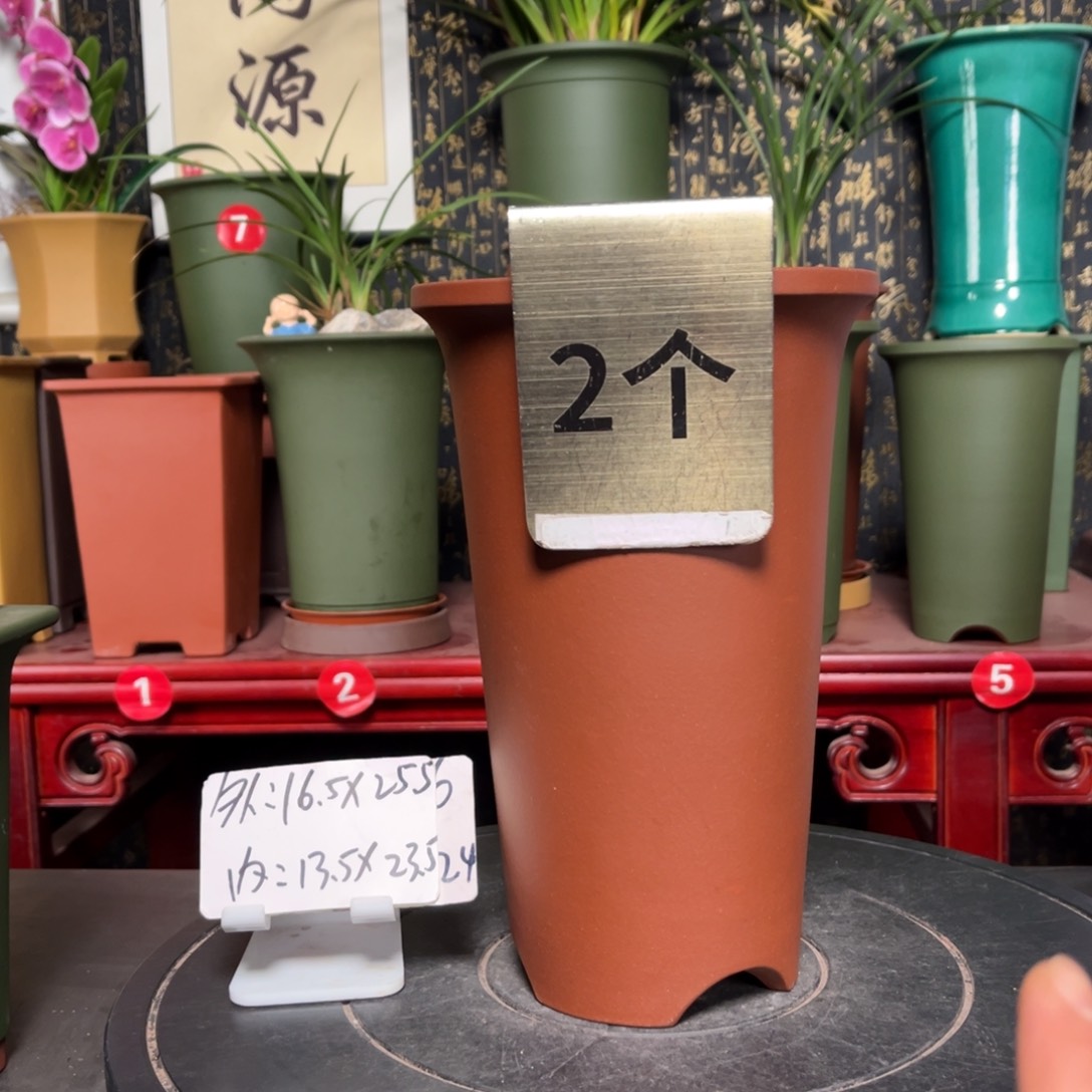 紫砂花盆紫砂花盆