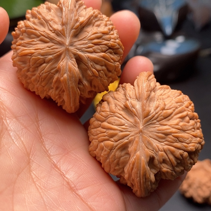 后***人把件文玩核桃山地磨43尺