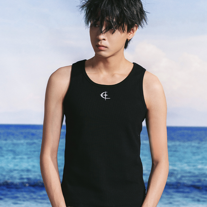 QUARTER IN NIGHT【明星同款】夏季新款时尚休闲百搭基础款背心