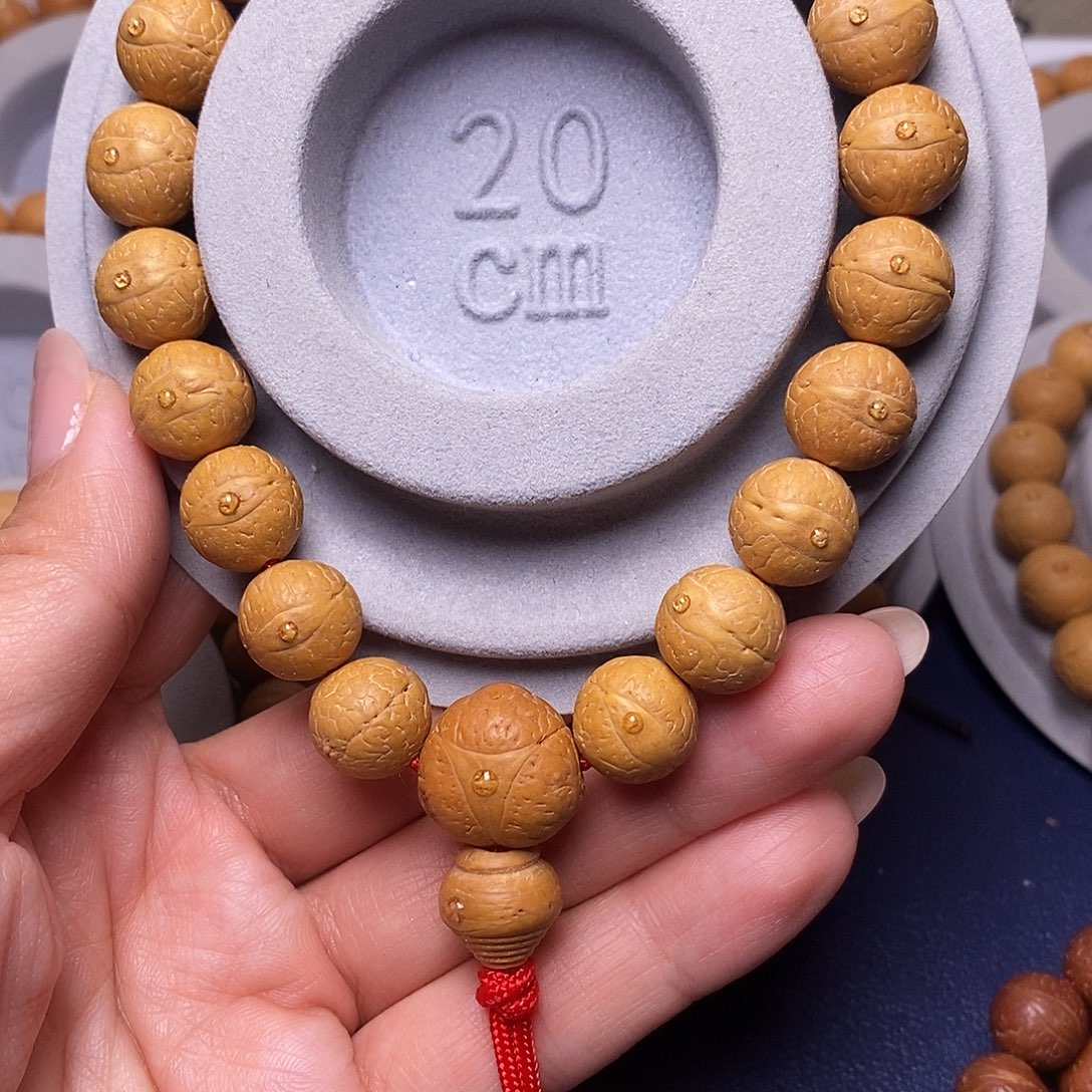 凤眼菩提吊坠12.5手串