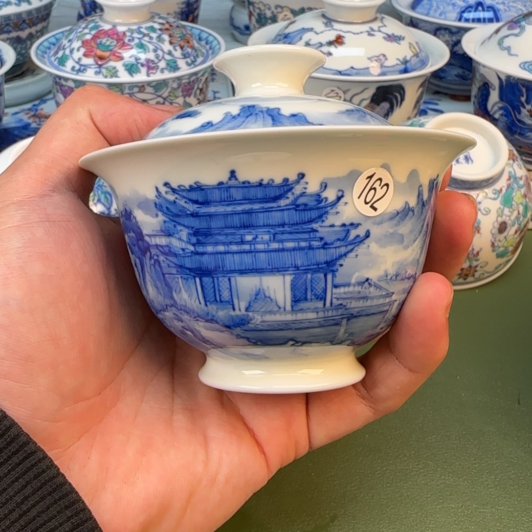 景德镇纯手工手绘茶具162