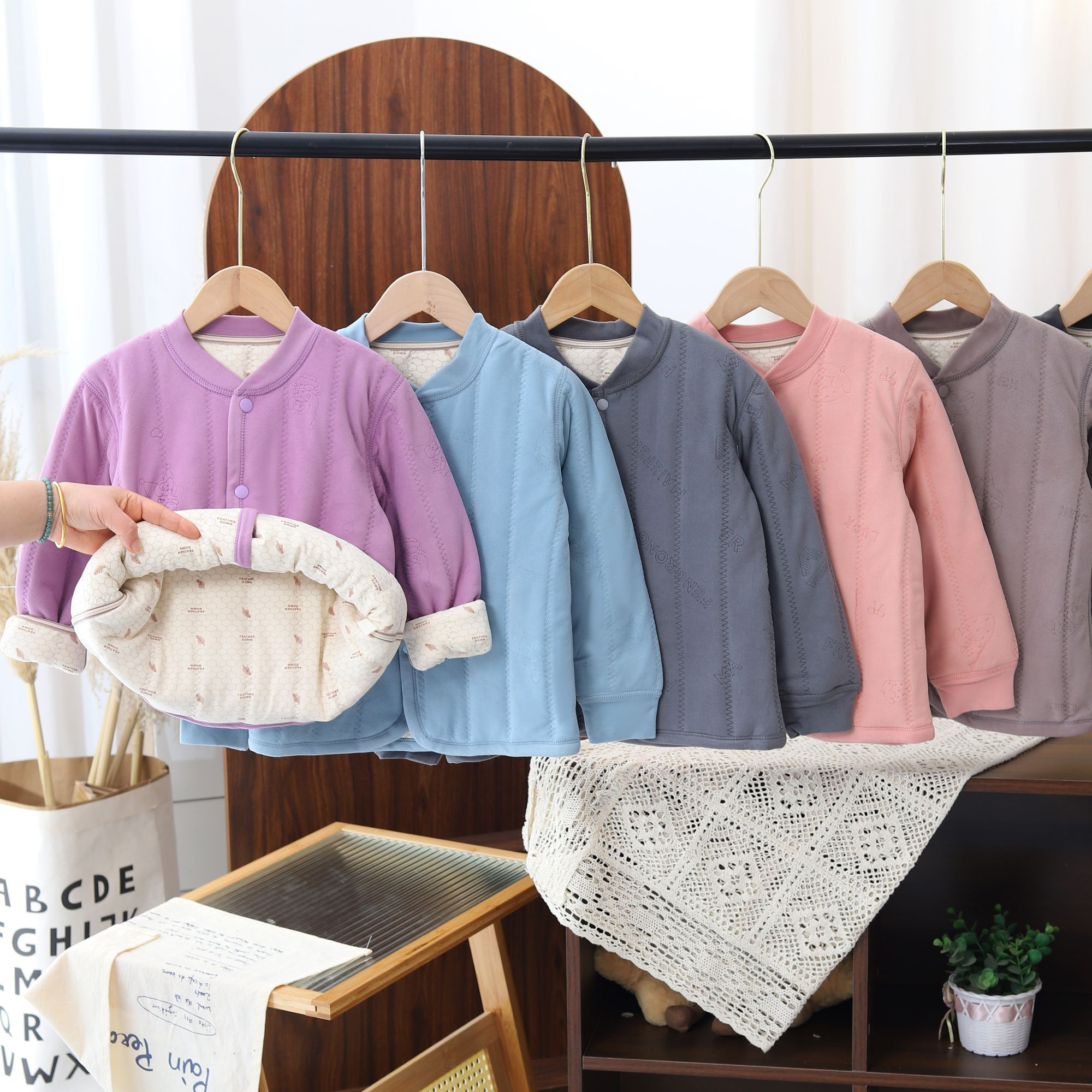 【亲子款】三层夹棉儿童夹棉校服神器棉袄上衣内胆110-180