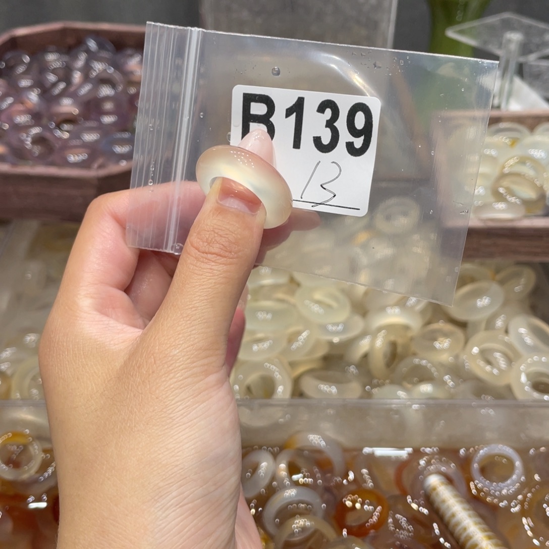 玛瑙/玉髓未镶嵌戒指139