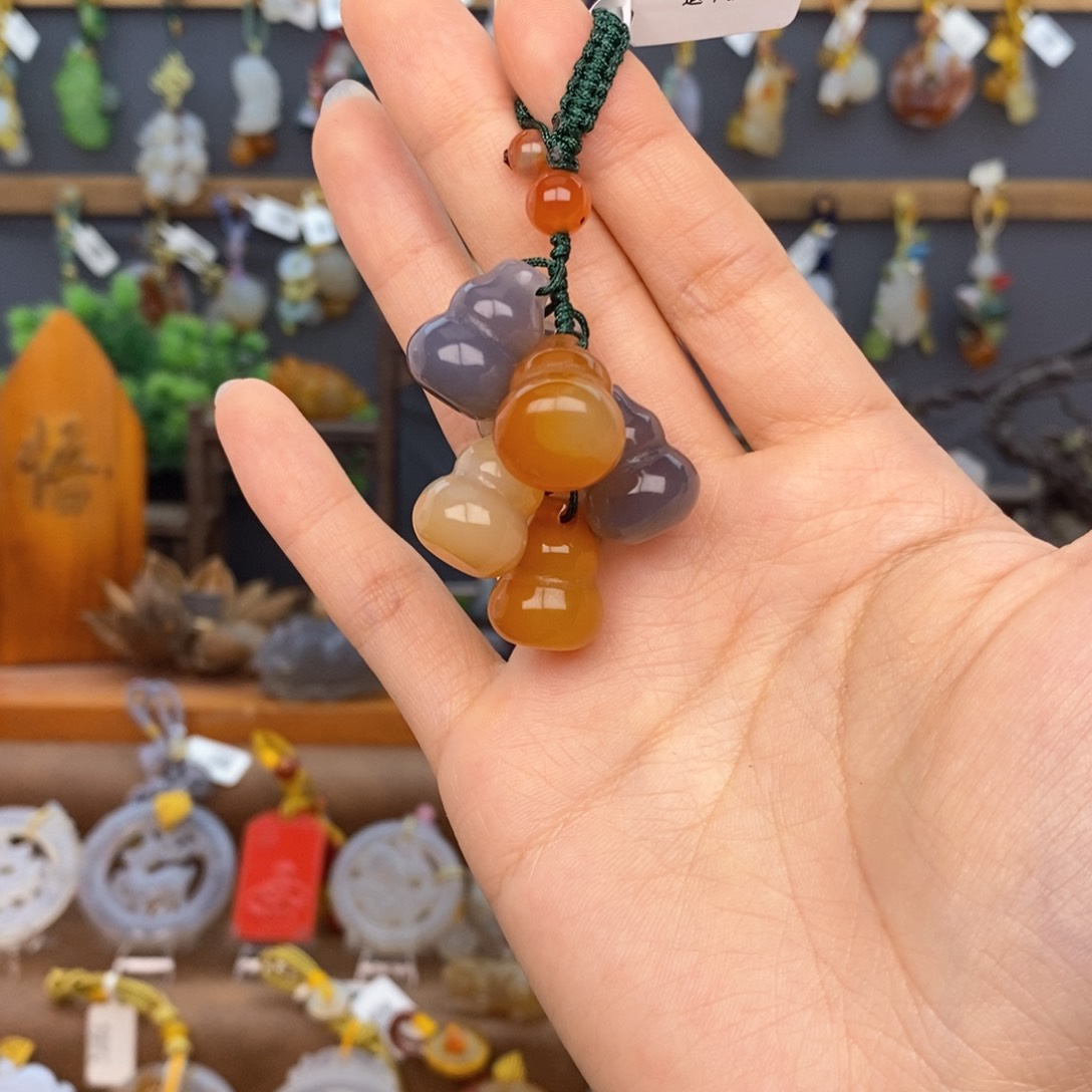 玛瑙/玉髓车挂未镶嵌66666666