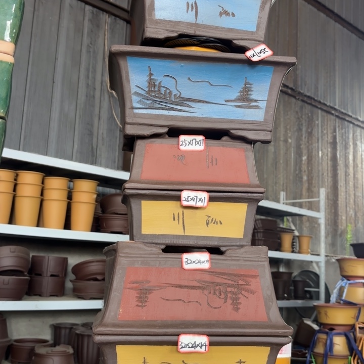 紫砂花盆             128-6