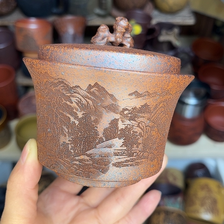 紫砂茶杯宜兴紫砂非遗茶具