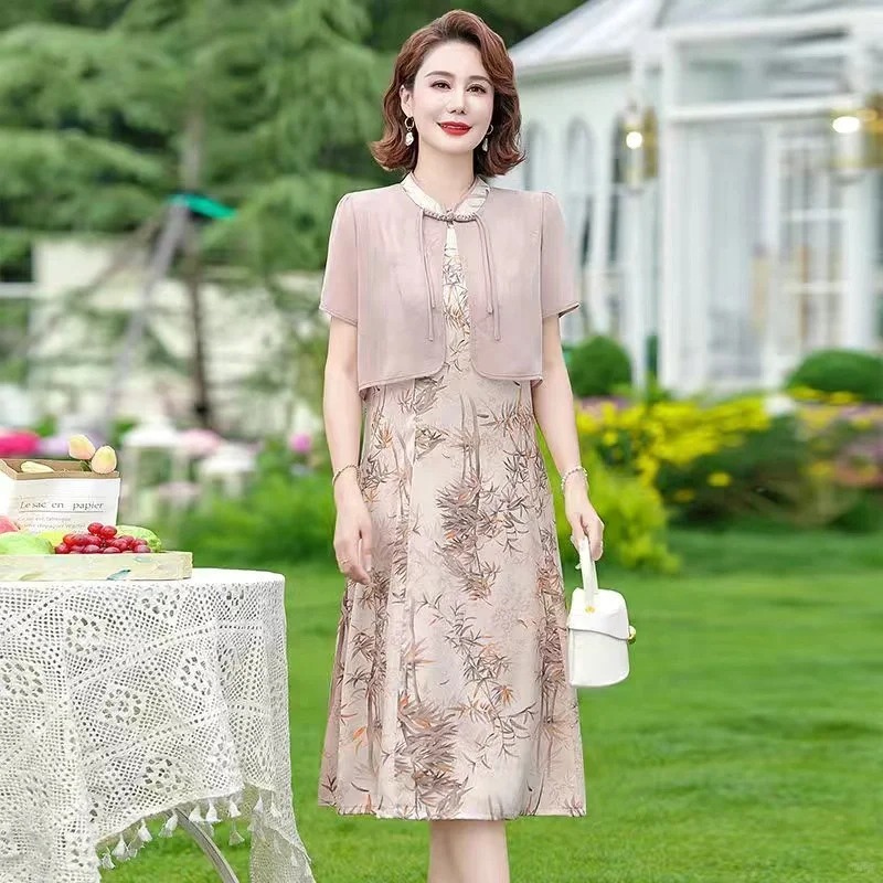 【401-500编码点这里】云云 夏季高端时尚气质连衣裙