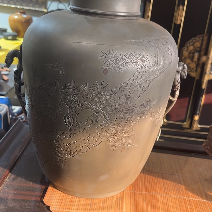 锡中古工艺品摆件