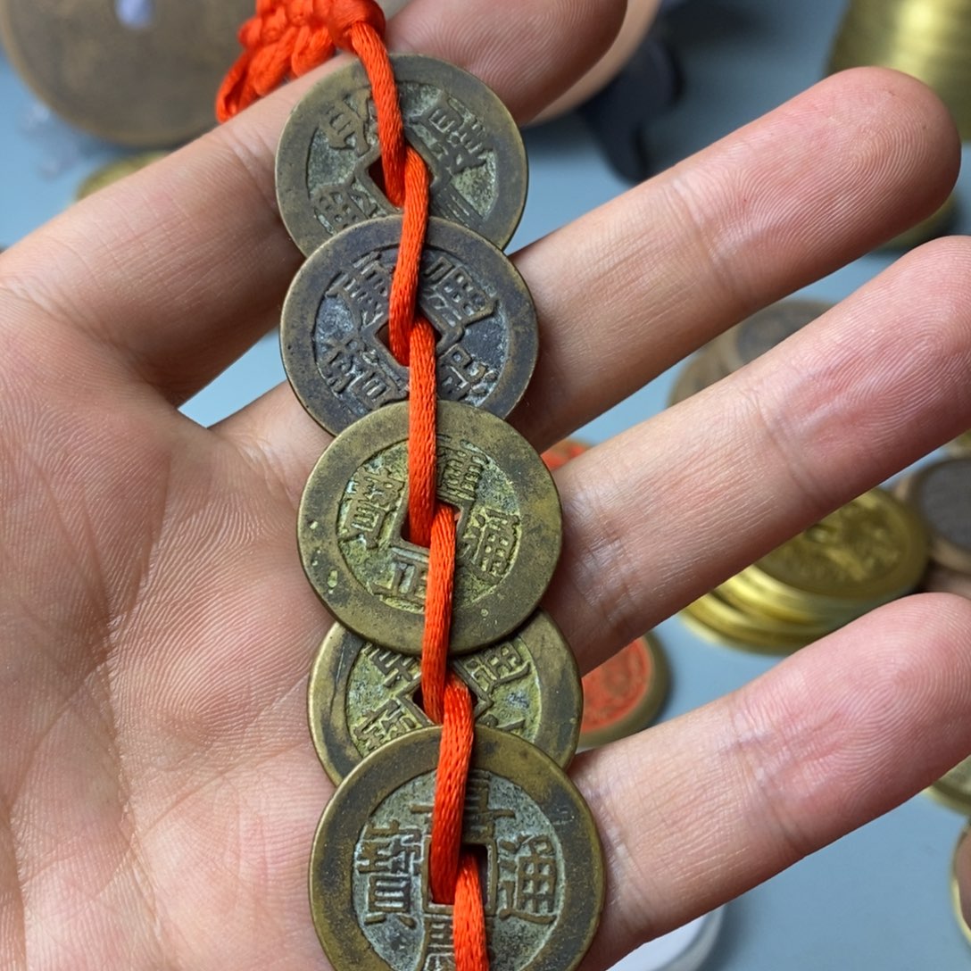 铜现代仿制工艺文创铜币 