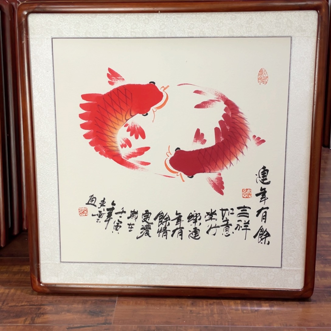 国画带框尺寸63*63厘米