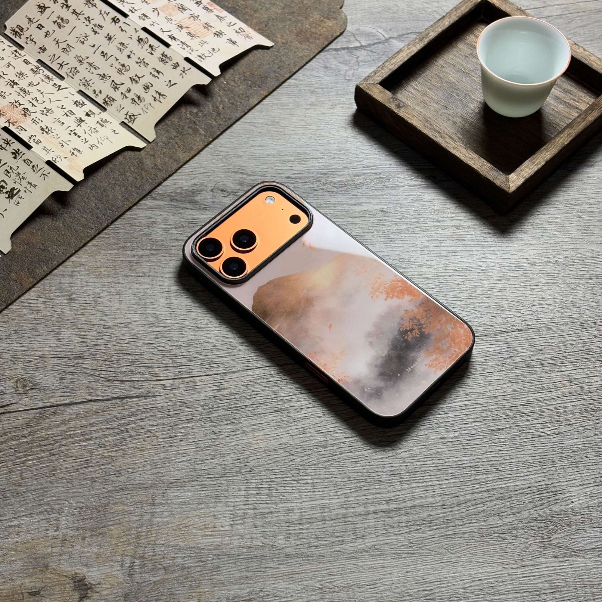 《金山映晖》新中式适用于iPhone17苹果17air/16promax高级感手机壳