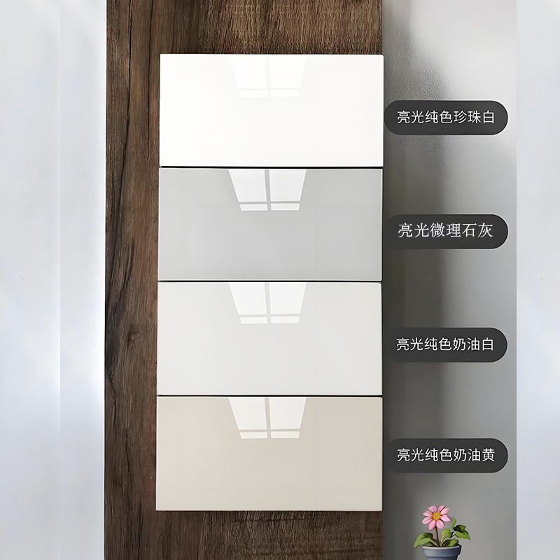 4号6.0亮光金丝绒超白亮光岩板抗污易打理奶油风客餐砖厨卫瓷砖