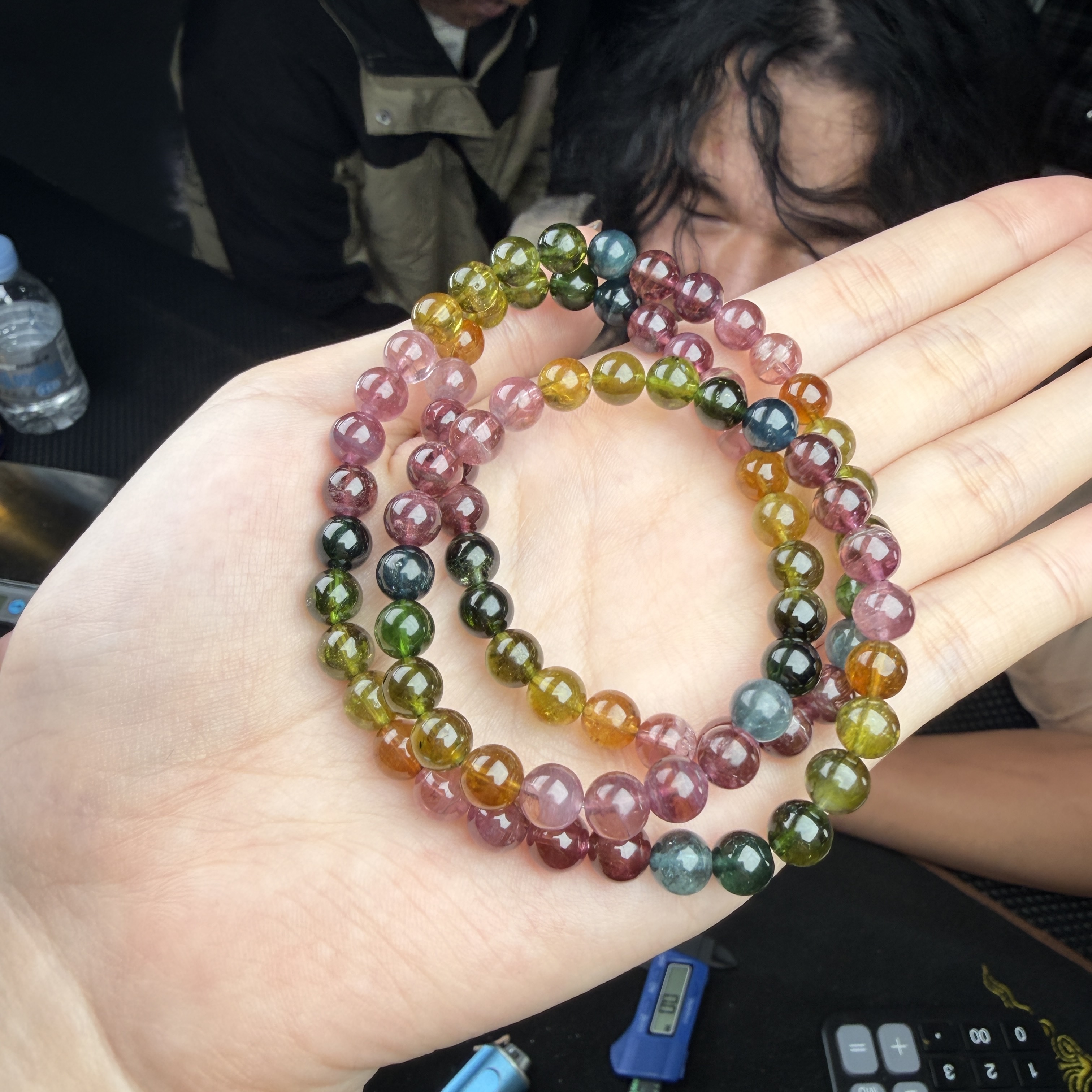 【玉经纶】-180859/HQ85-碧玺珠链-多样性发其一