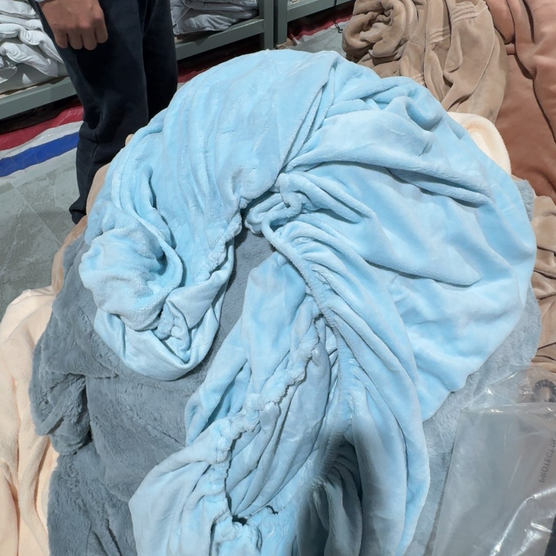 绵羊毛聚酯纤维四件套绒