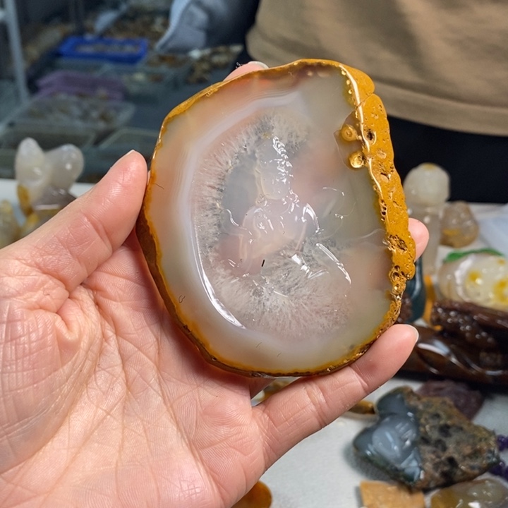玛瑙/玉髓吊坠(不含链)未镶嵌