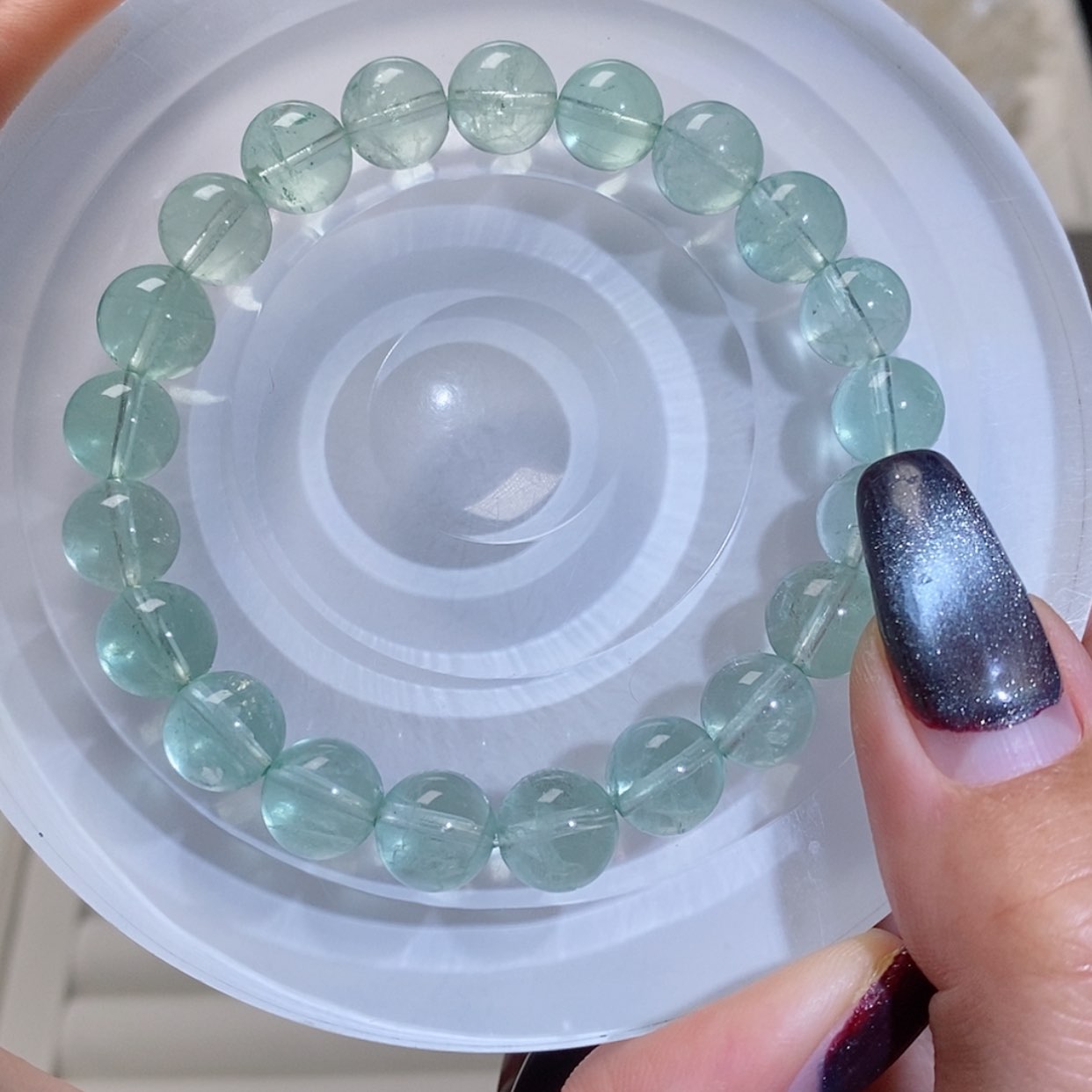 【闪购商品】水晶手链未镶嵌绿萤石237