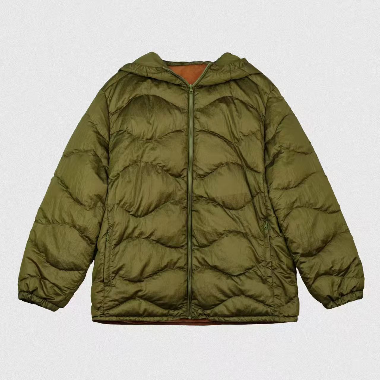 【云雾里】6132个性复古短款连帽棉服