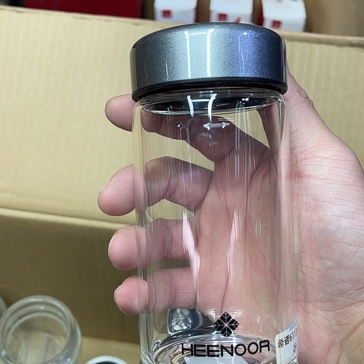 茶隔款玻璃希诺单层玻璃杯