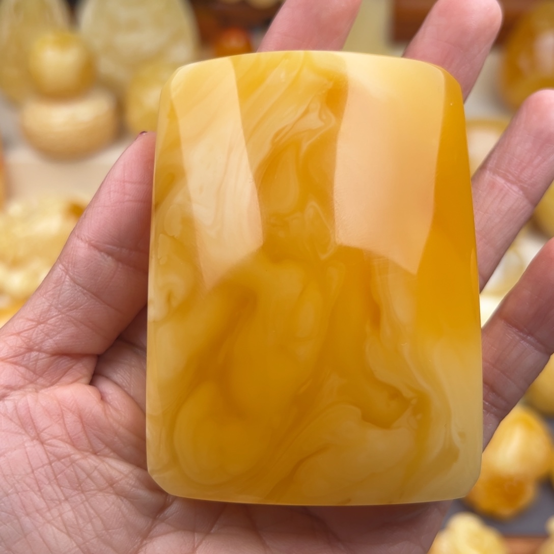琥珀裸石未镶嵌纯天然琥珀蜜蜡无优化