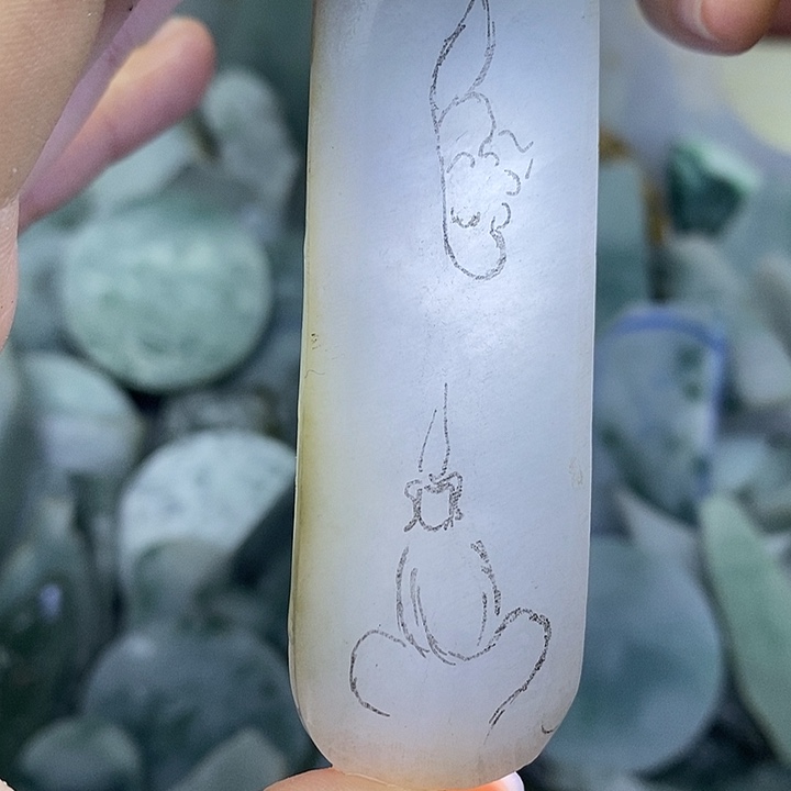 翡翠裸石纯天然翡翠