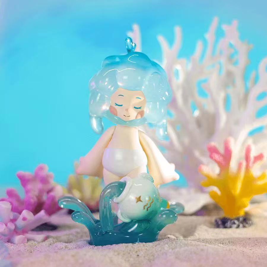 天气宝宝十二星座系列盲盒潮玩公仔女生可爱礼物玩具盲盒场景娃屋