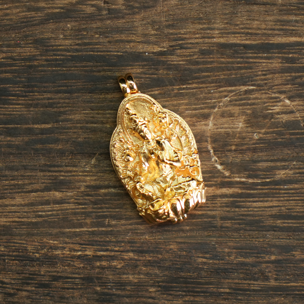 925银银制品 吊坠925银 绿度母吊坠/个FL-2060