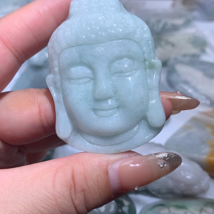 翡翠未镶嵌颈饰保真天然A货翡翠