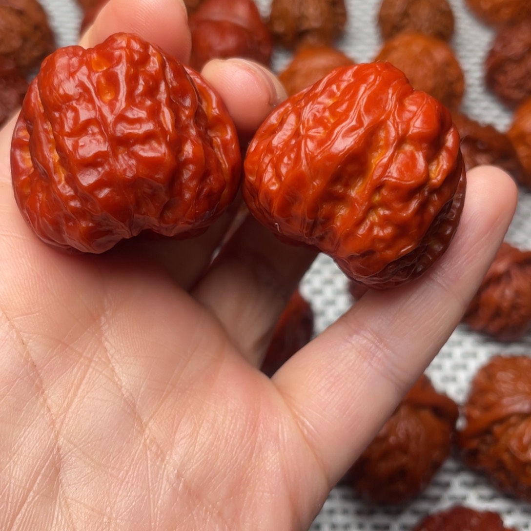 桃核吊坠文玩核桃 手把件 蛤蟆头 36