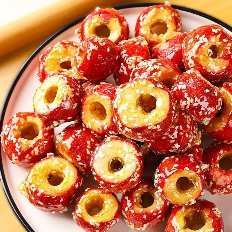 冻干山楂冰糖葫芦无核空心整颗网红零食小吃