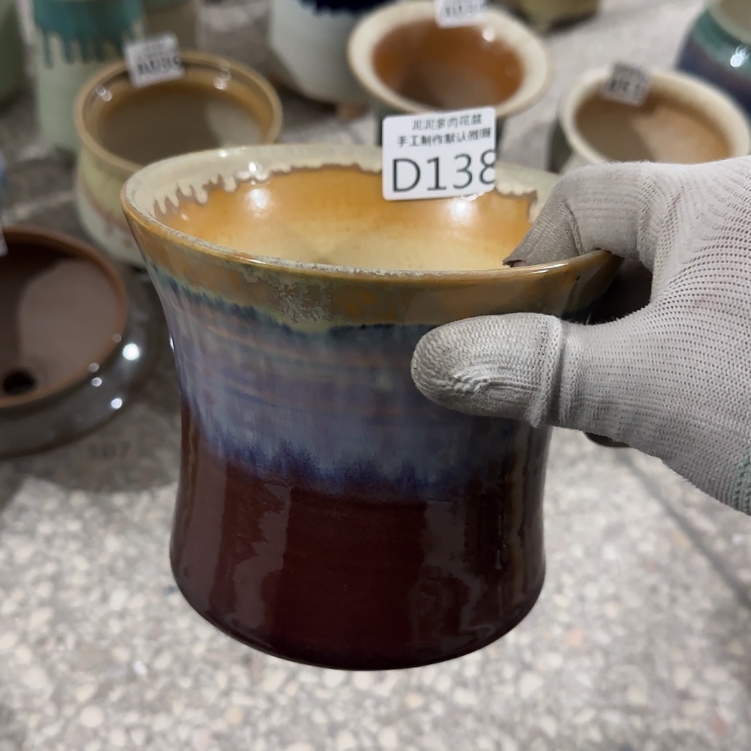 瓷片次品景德镇手工花盆