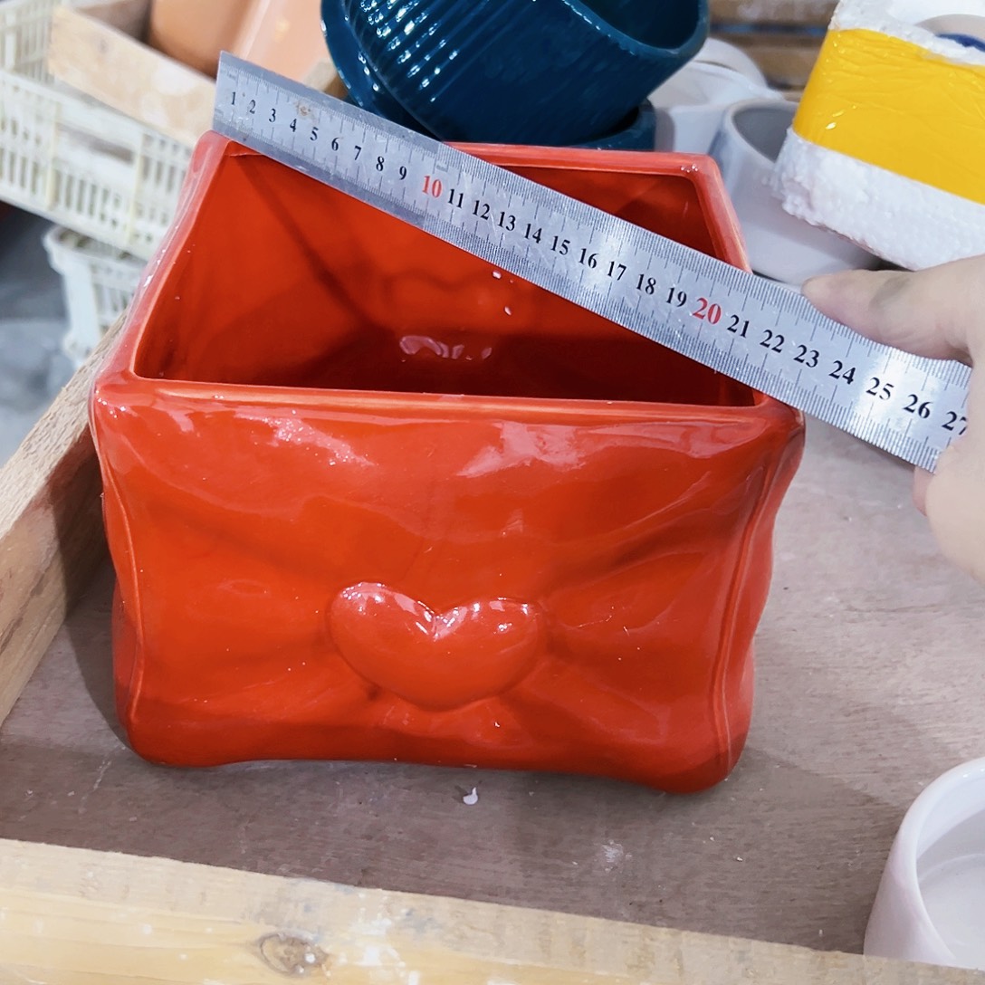 有孔外贸尾单陶瓷花盆凑单10米包邮