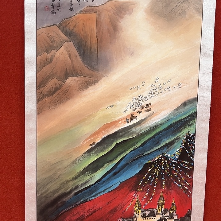 国画新年愿望希望大家身体健康平平安安