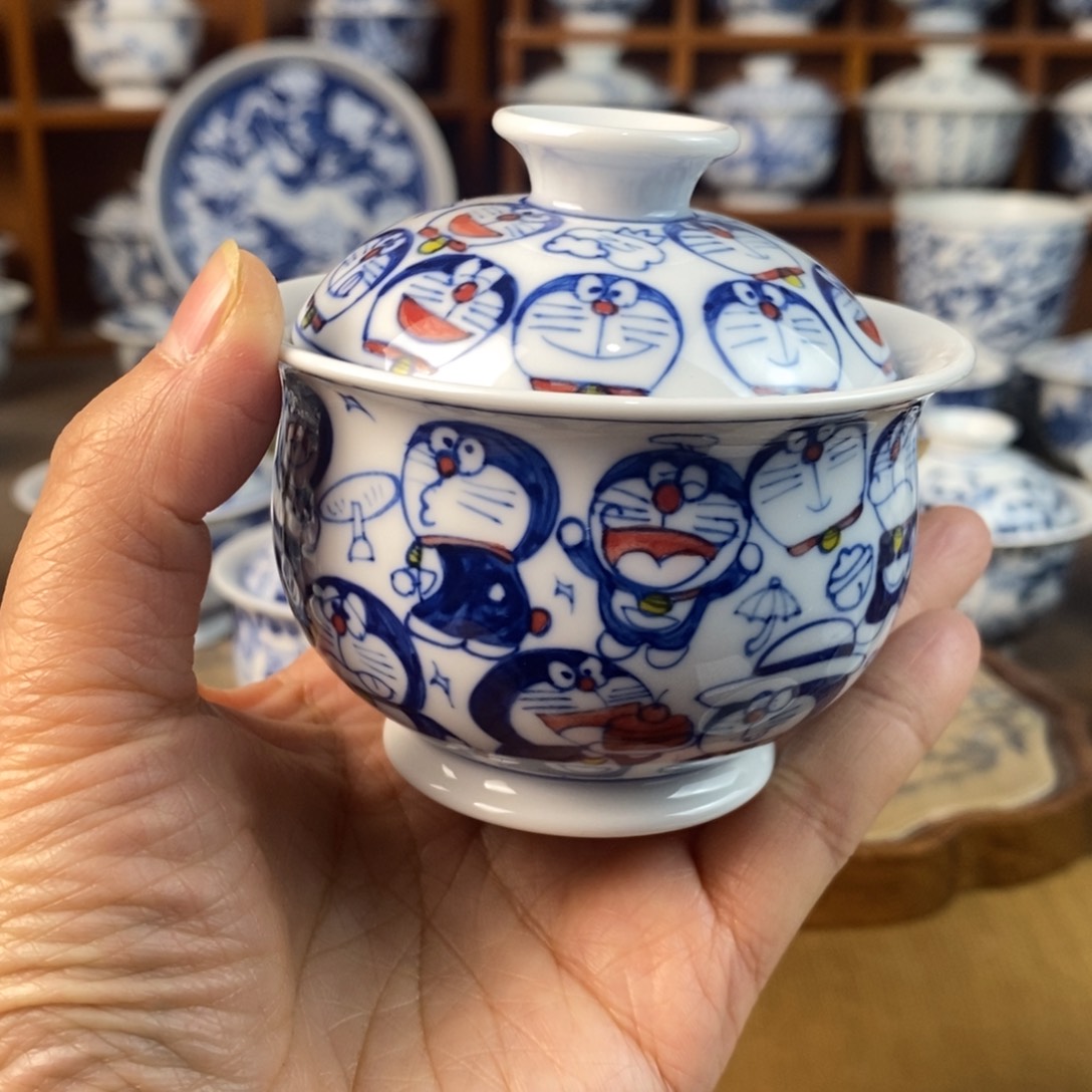 瓷片景德镇陶瓷手绘茶器378