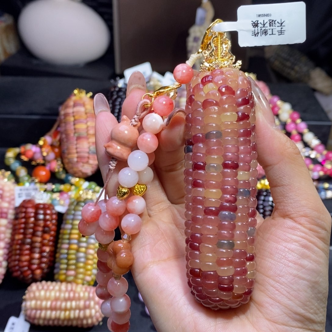 玉机*猫文玩玉米 果冻透