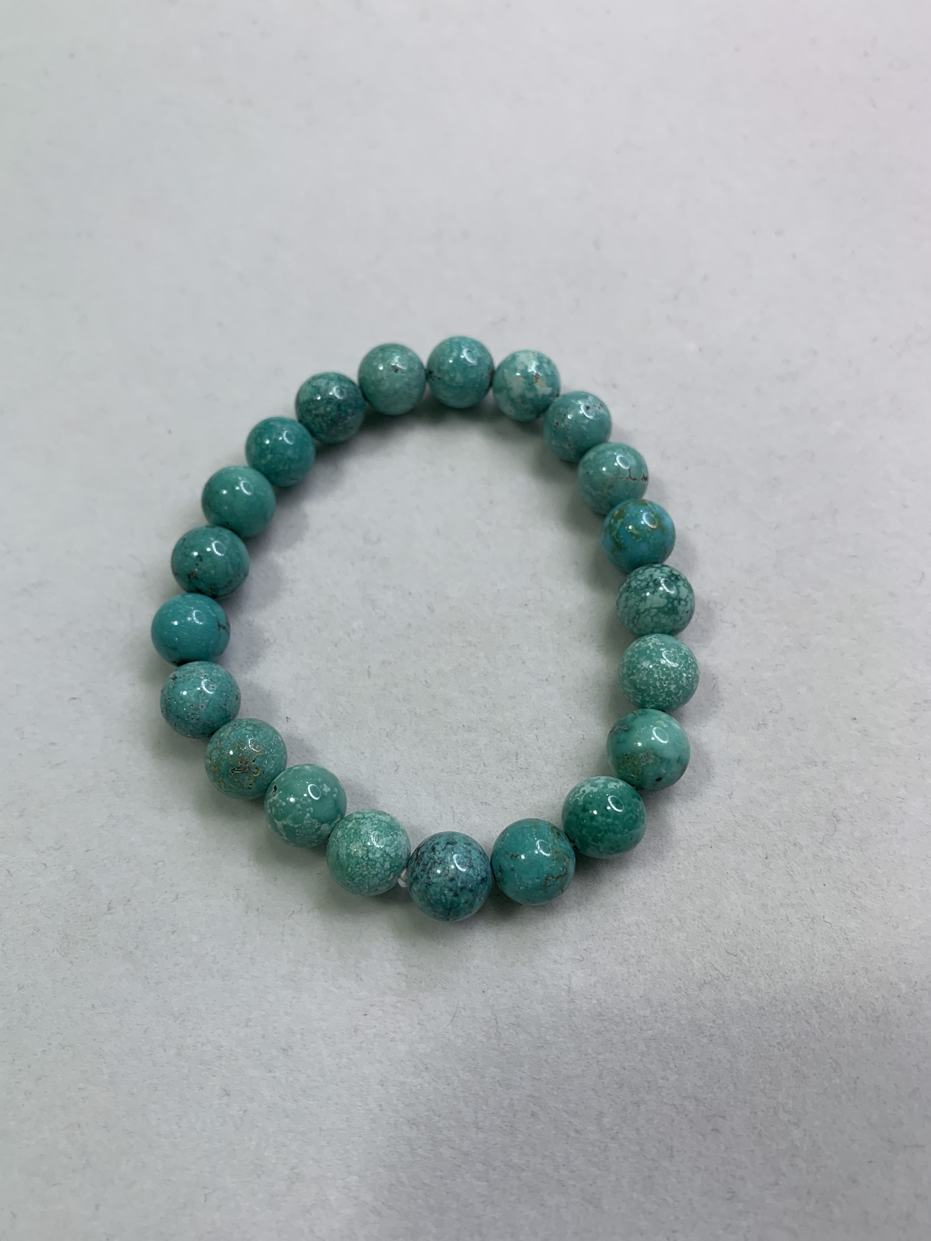 天然原矿绿松石单圈