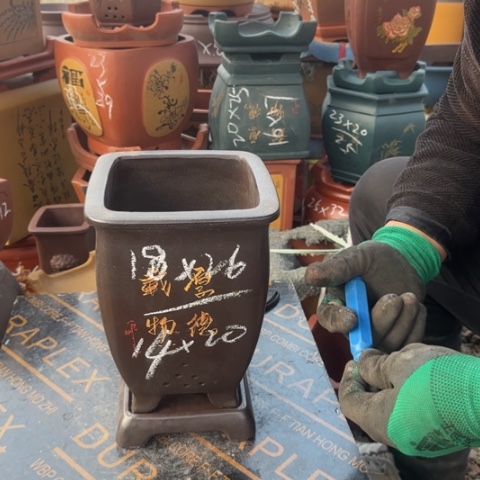 红陶紫砂花盆盆景盆景栽