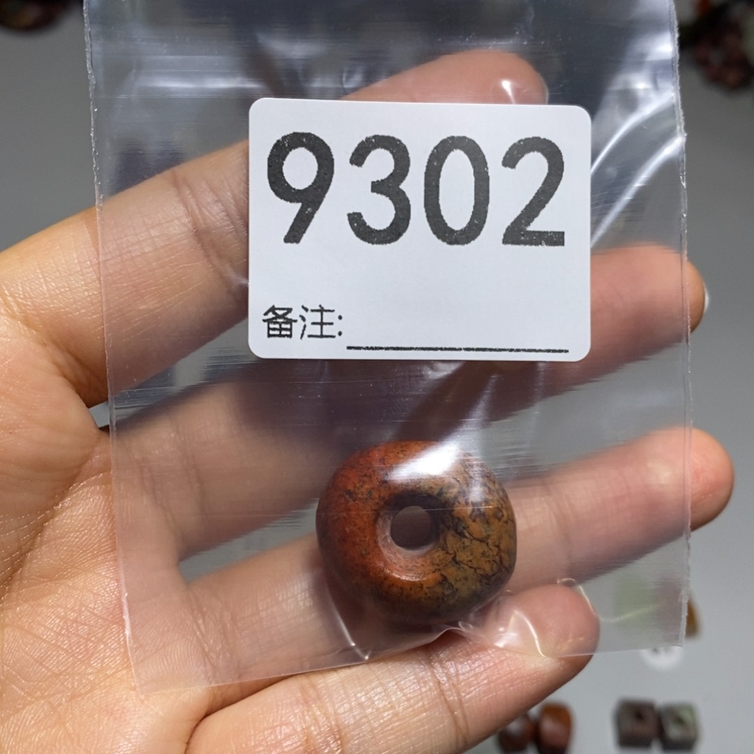 颈饰未镶嵌透闪石质玉海*?