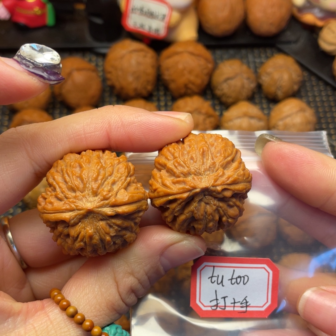 t***o吊坠文玩核桃32尺全品闷尖麻雷子