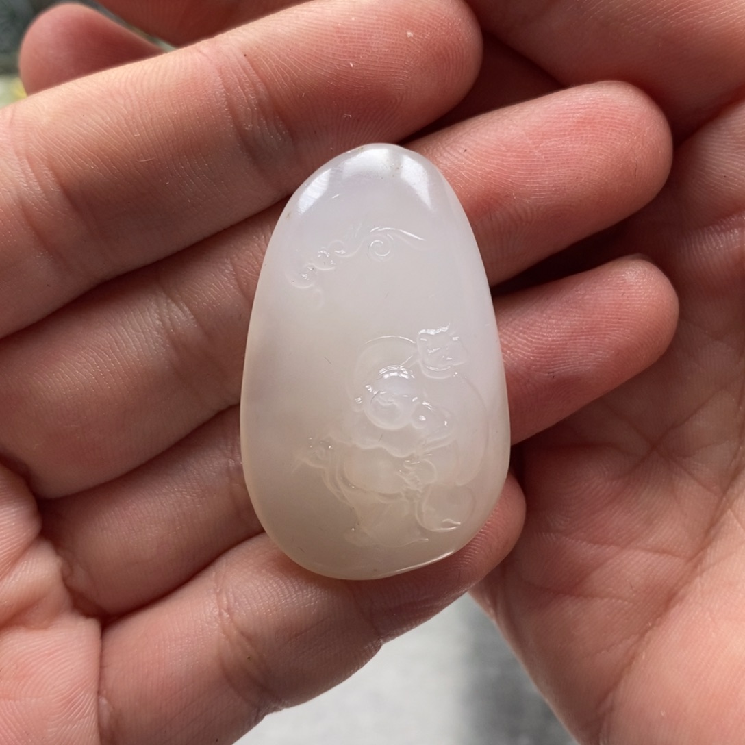 和田玉颈饰未镶嵌