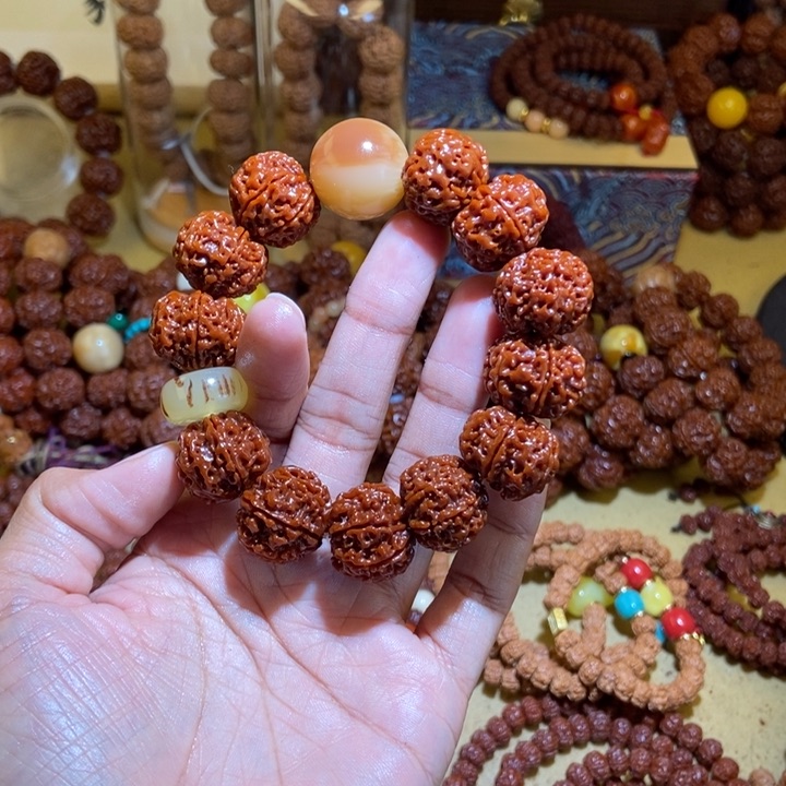 吊坠金刚菩提186玉化棕珠棕扣